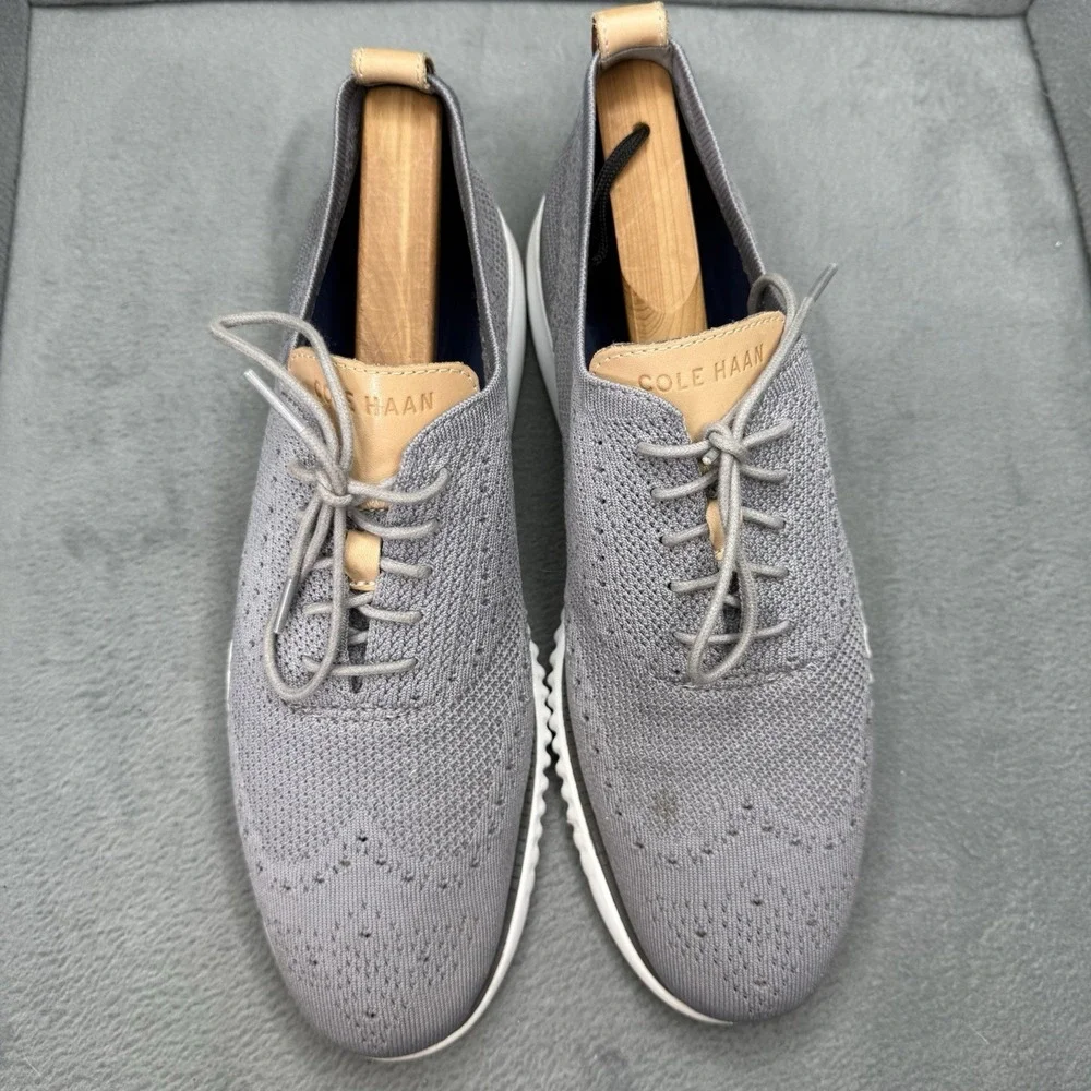 Cole Haan 2.Zerogrand Stitchlite Oxford Mens 10M Gray Knit Grand.OS